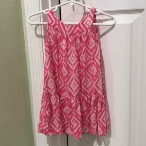 Pink and white sundress